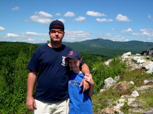 The View atop Isinglass Mountain & My Boys
