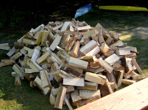 One cord of "green" wood