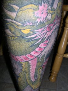 dragon and koi tattoo