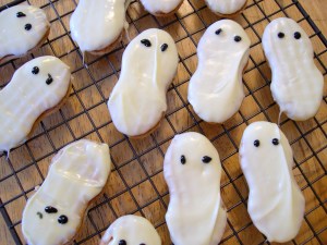 halloween ghost cookies