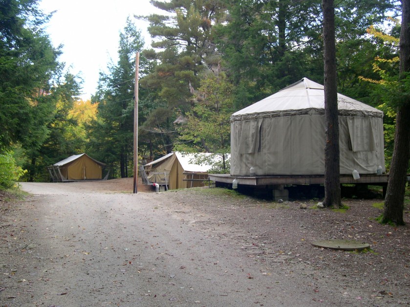 tent city at camp chenoa