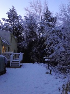 October snow in New Hampshire