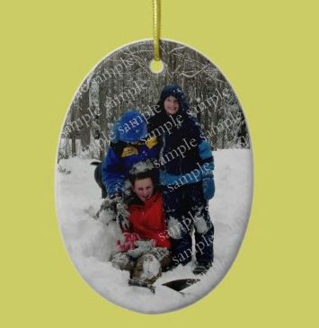 christmas photo ornament