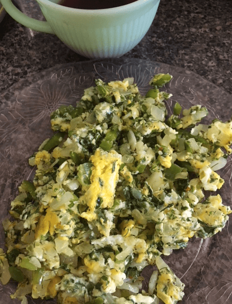 eggs with vegetables