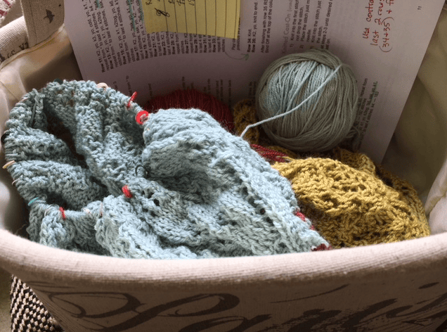 Mystery shawl knit along