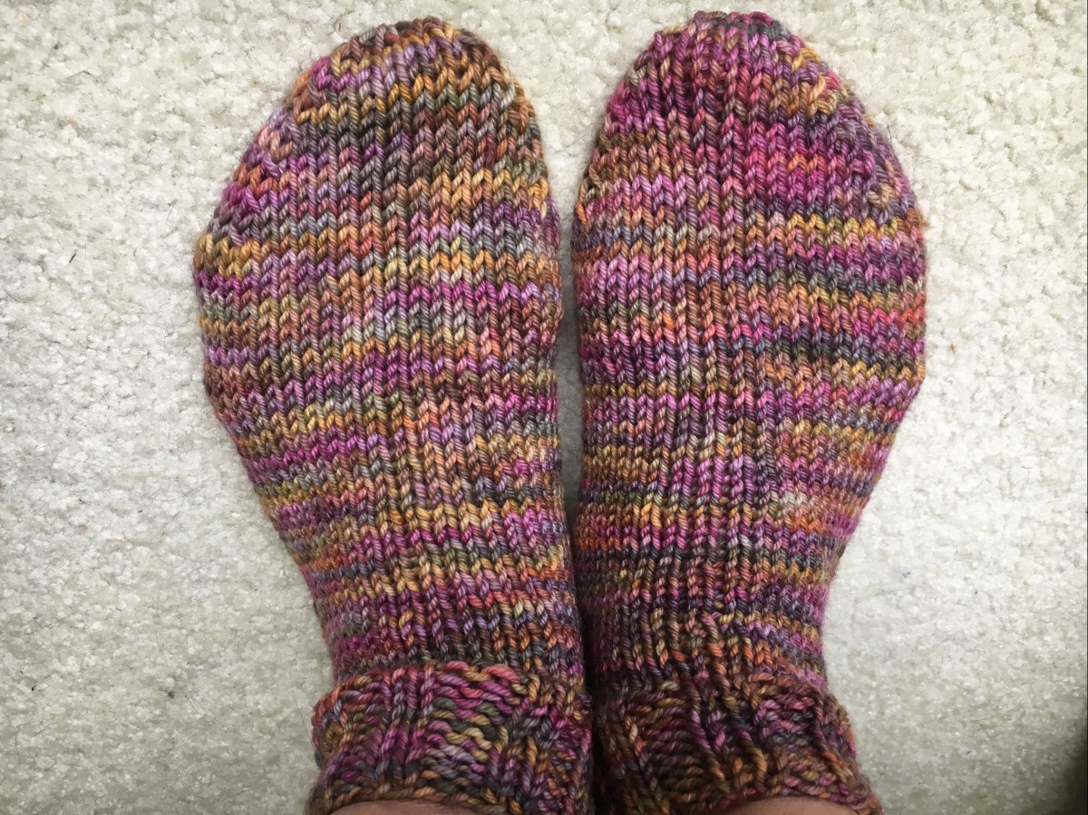 hand knit socks