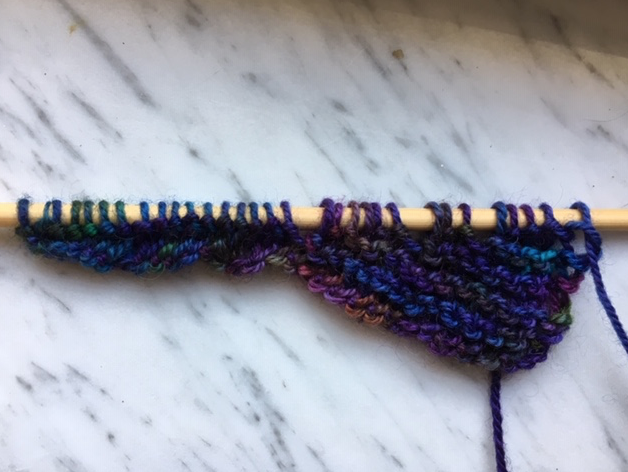 casting on for a scarf