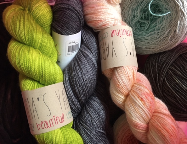 skeins of yarn