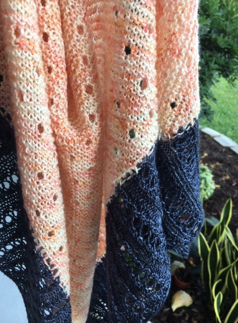 Dewdrops shawl