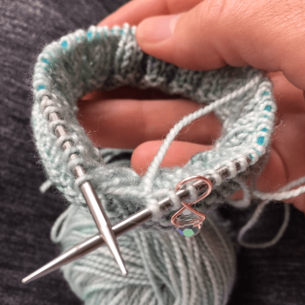 Sock knitting on 9 inch circular needles