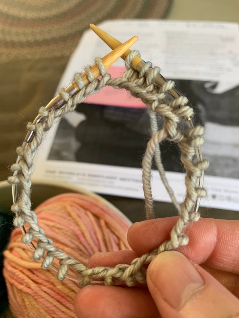 casting onto 9 inch circular needles