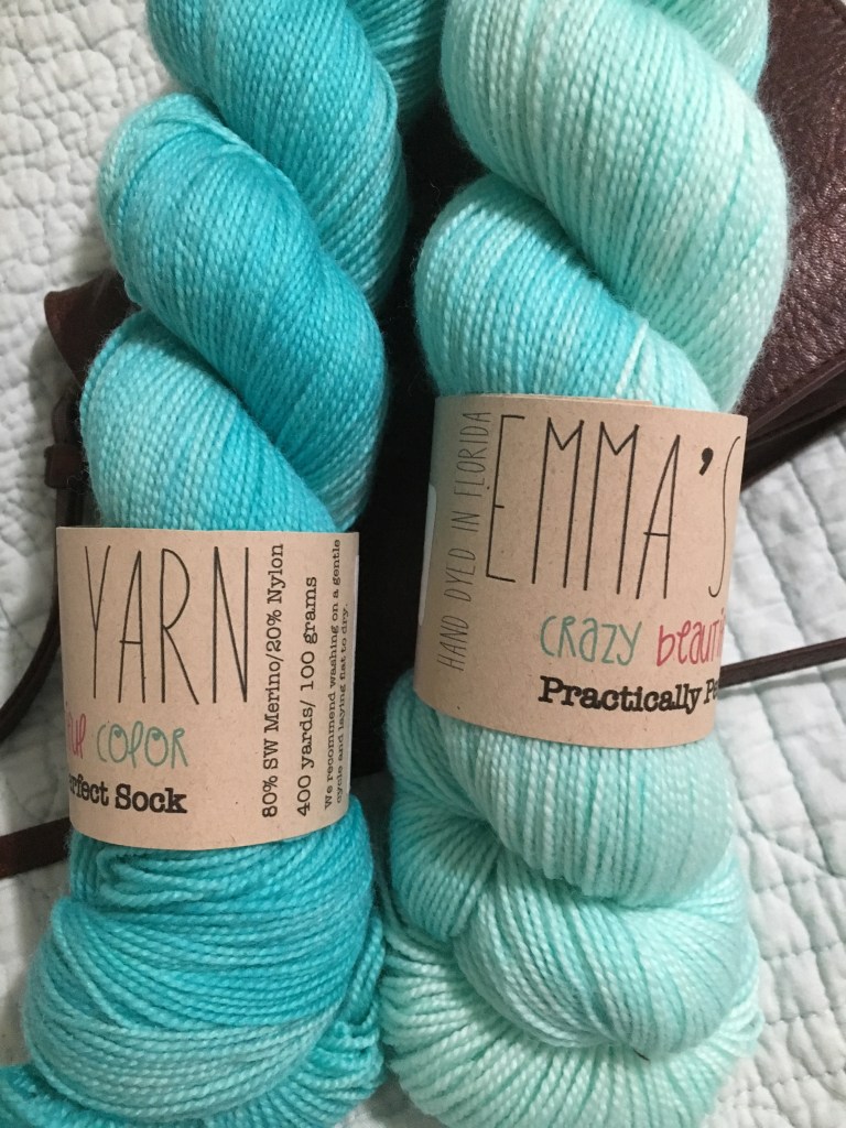 Aqua blue Emma's Yarn