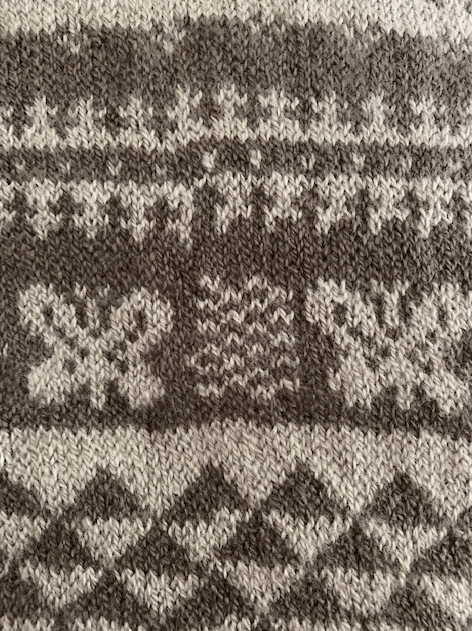 stranded colorwork cowl