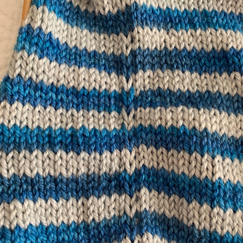 knitting in the round with stripes