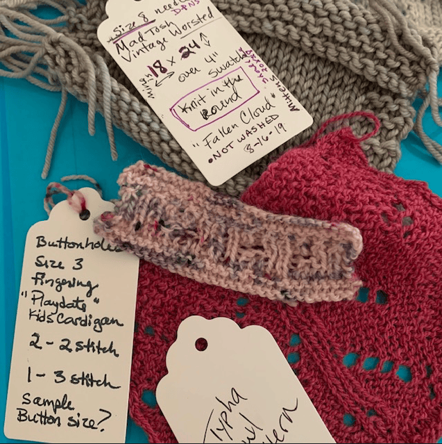 using tags to save swatches