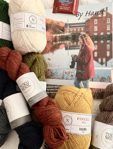 By Hand book and yarn from TWT