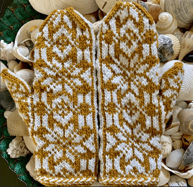 Glissade mitten pattern