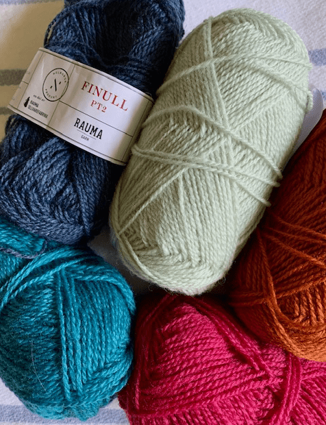 Rauma finull PT2 pure wool yarn from Norway