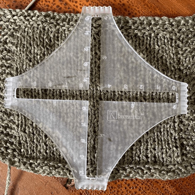 swatch to measure gauge