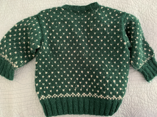 lice pattern sweater knitting