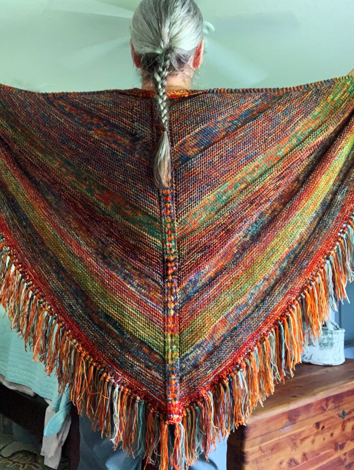 Moon sisters shawl finished
