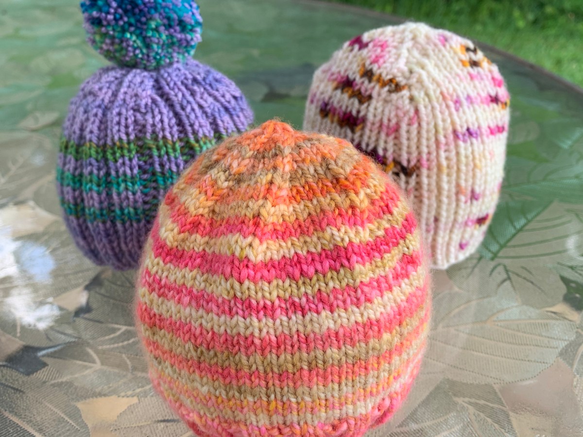 Three Little Baby Hats and Basics of&nbsp;Creating