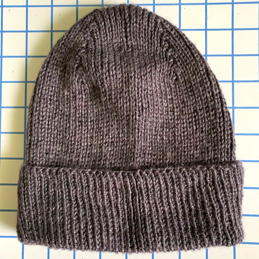 finished watchcap hand knit