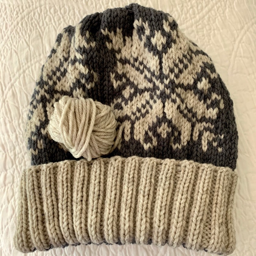 Snowflake hat finished