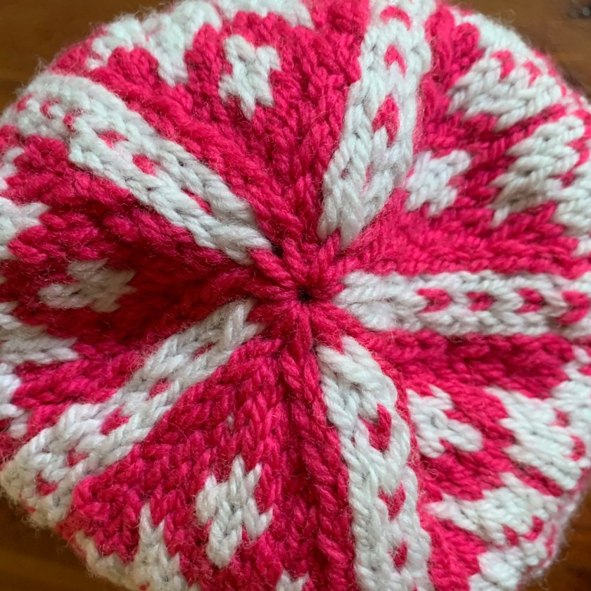 Triple patterned watchcap small