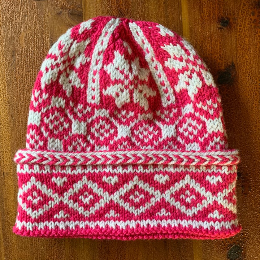 Triple patterned watchcap small