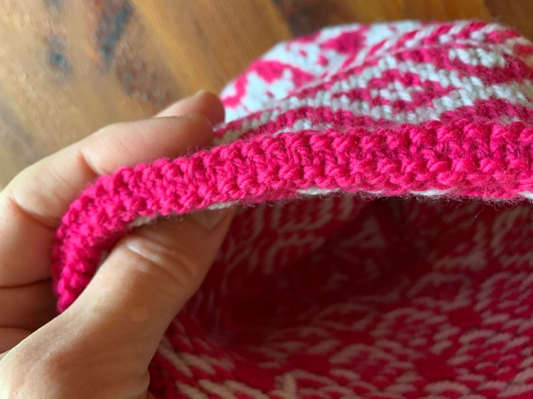 Triple patterned watchcap small