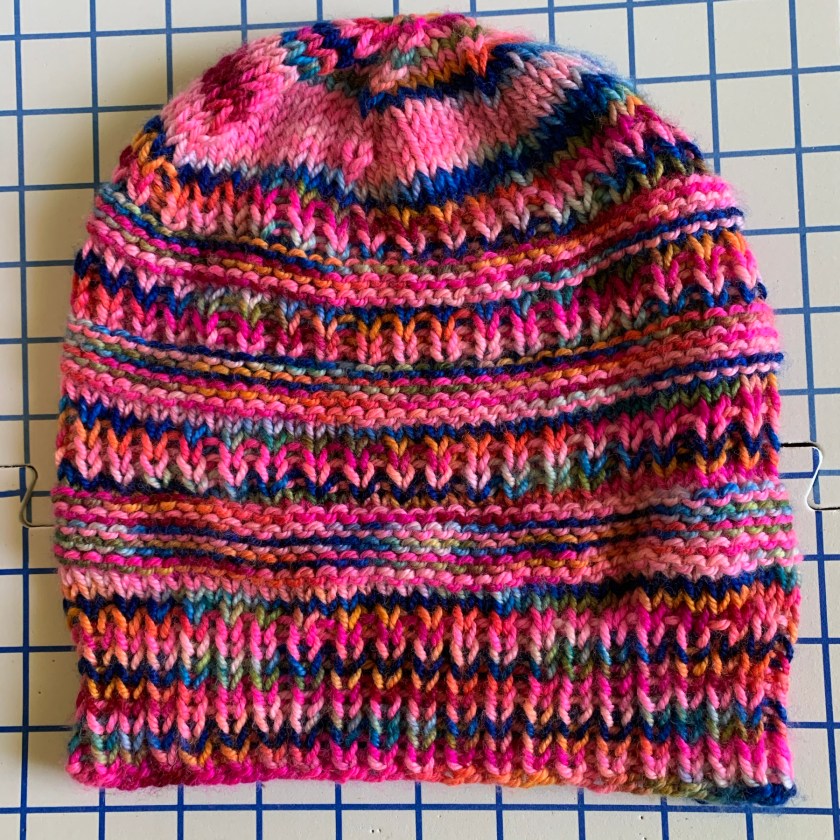 Finished knitting the Colorado Chic beanie