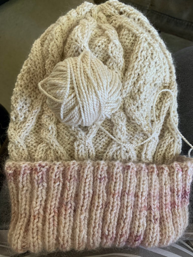 Jared Flood's Skiff Watch cap hat knit with Acadia yarn