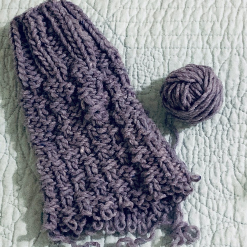 frogging the Oxbow sleeve