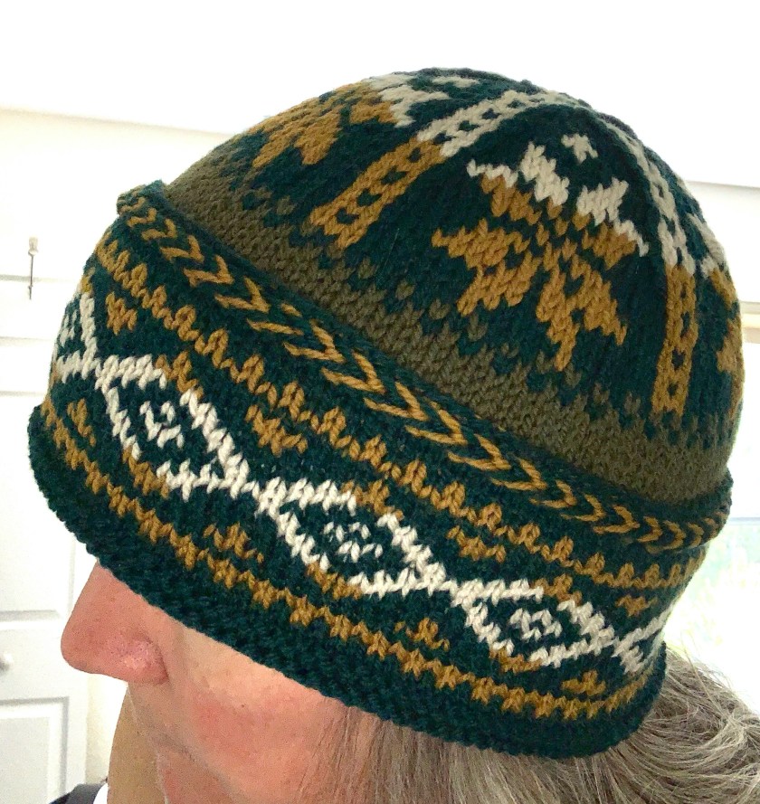 Triple patterned watchcap changed up