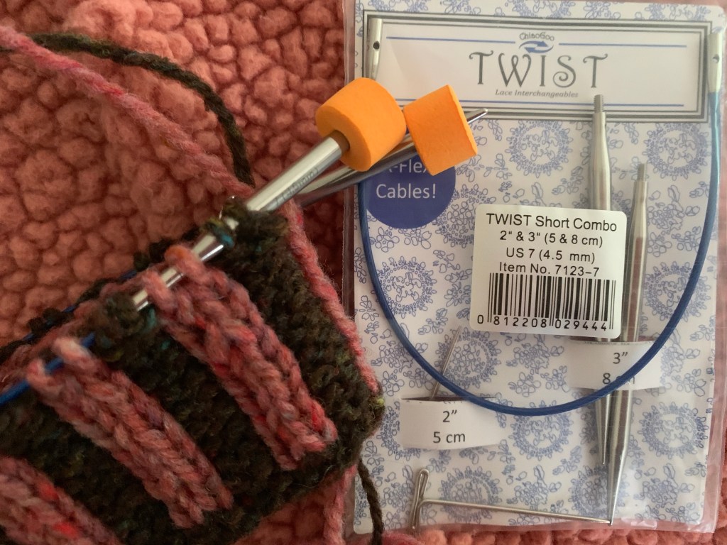 Twist short combo knitting needles