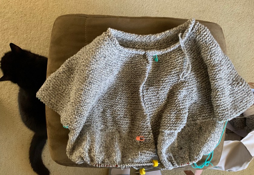 knitting the Cobblestone Cardigan