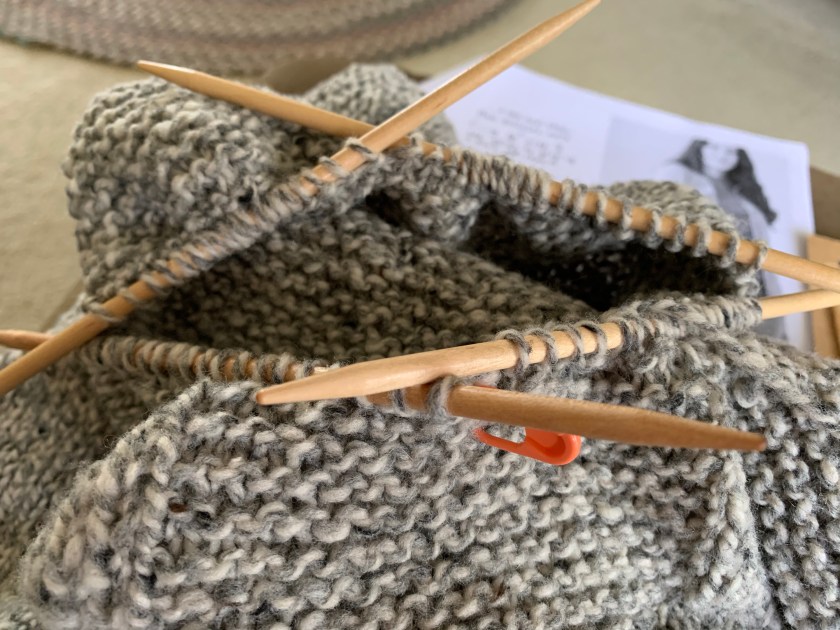 picked up stitches for sleeve knitting