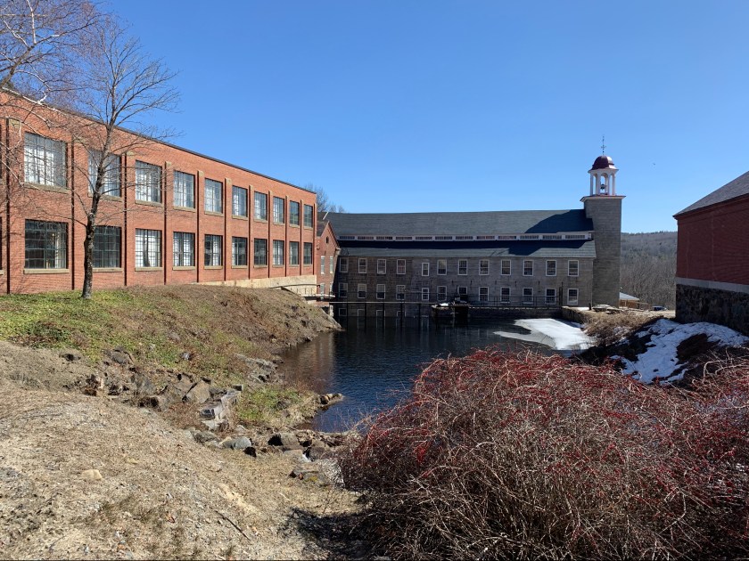 Mill area downstream in Harrisville center