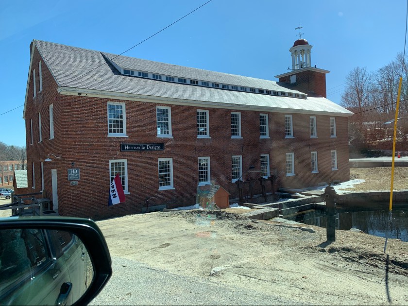 Building where Harrisville Designs is located