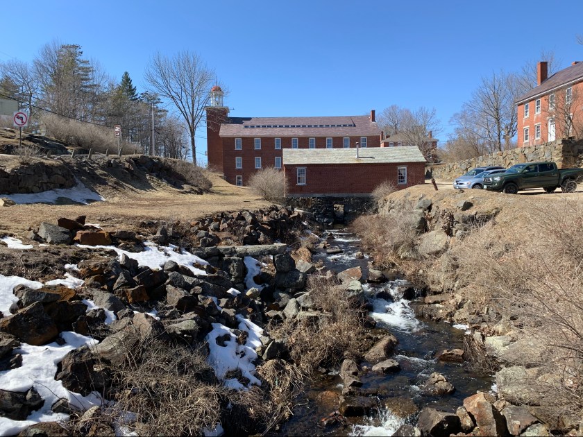 Historic Harrisville area with Harrisville Designs building