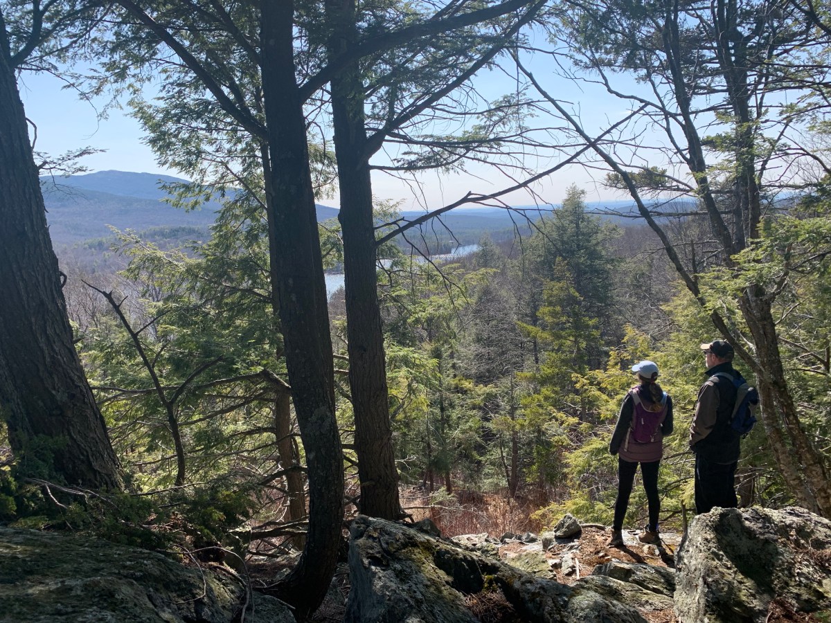 View from top of mountain hike