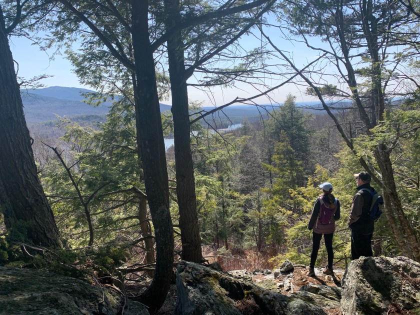 View from top of mountain hike