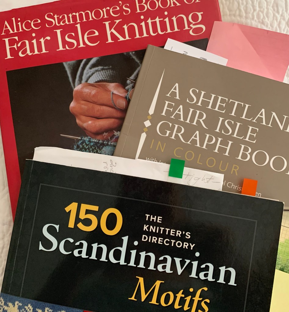 knitting books fair isle graphs colorwork stranded