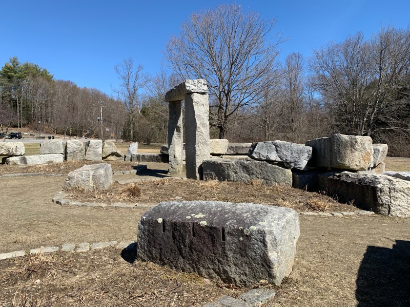 Stone park in Peterborough New Hampshire