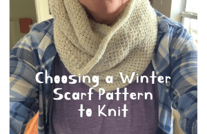 My Turn to Knit the Sophie Scarf – New England's Narrow Road