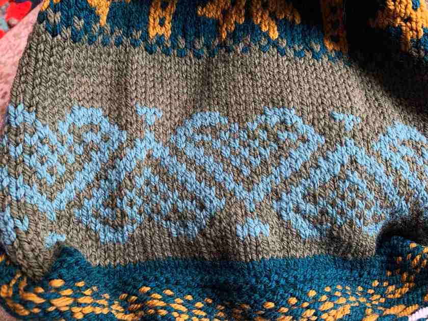 hearts colorwork pattern