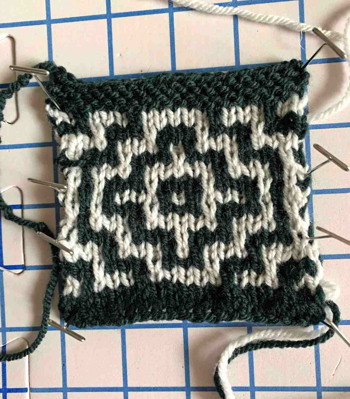 Learning How To Do Mosaic&nbsp;Knitting