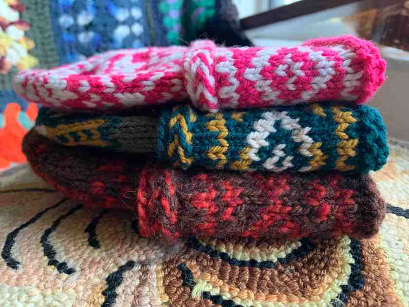 Triple Patterned Watchcap in three sizes and various colors