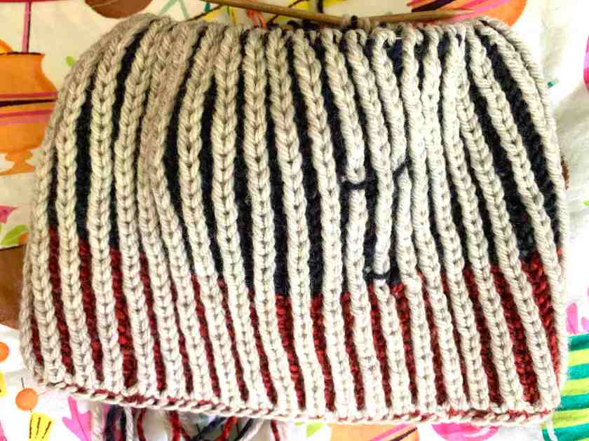 brioche knitting in the round